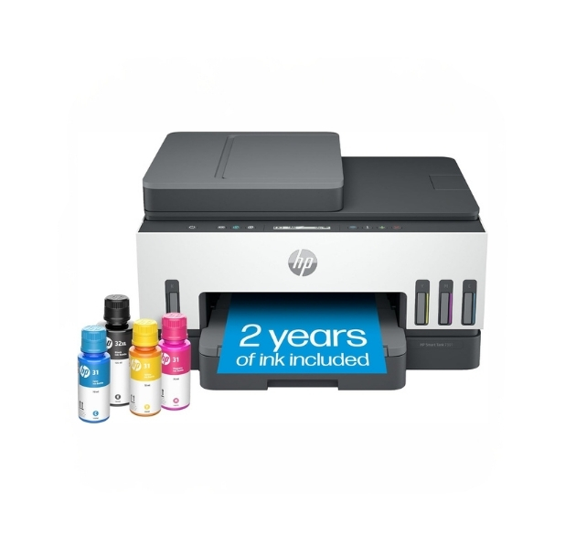 HP Smart Tank 7301 Wireless All-in-One Cartridge-Free Ink Tank Printer